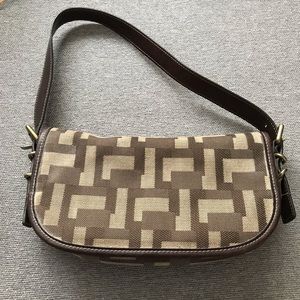 Nine‎ West brand brown and tan design shoulder bag